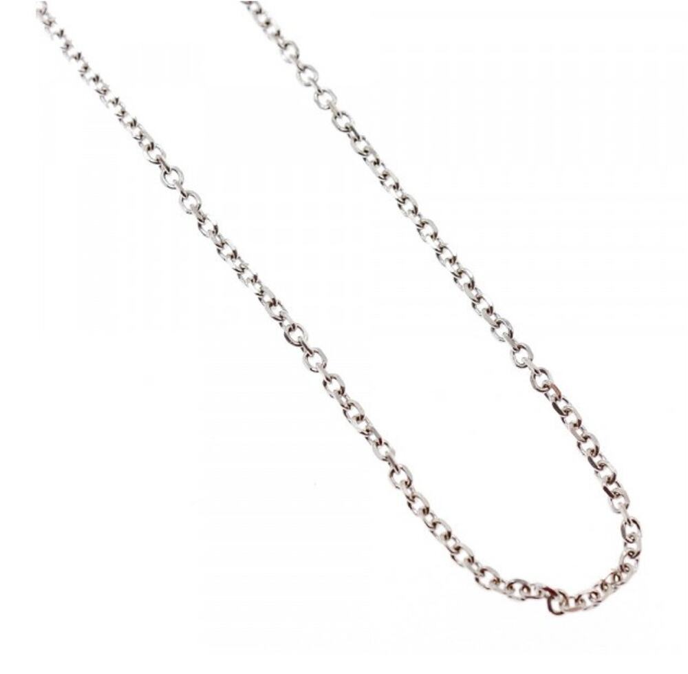 14 White Gold Chain 16.1 In